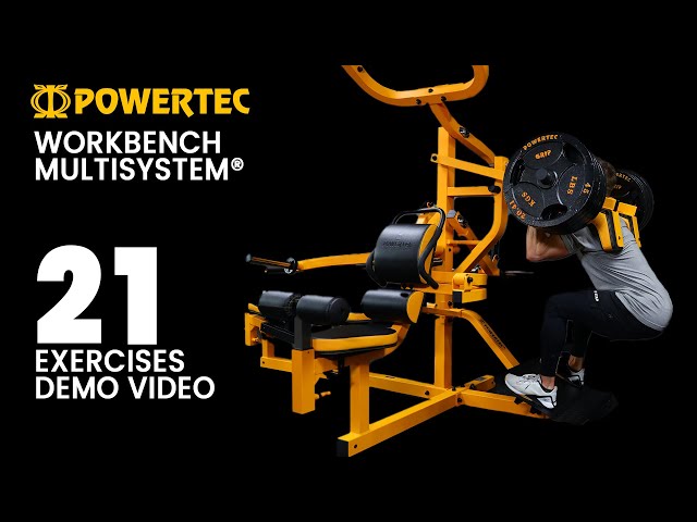 21 Must-Try Exercises on the Powertec Workbench Multisystem! 😲 FULL DEMO