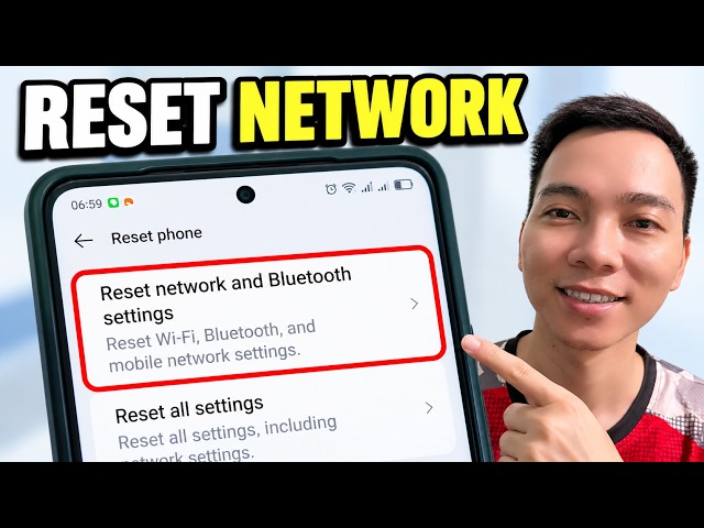 How to Reset Network Settings on Android Phone | Fix Wi-Fi & Mobile Data Issues