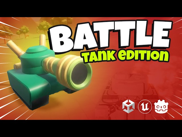 3 Devs Make the Tankiest Tank Game - Unity vs Unreal vs Godot │ Game Dev Battle