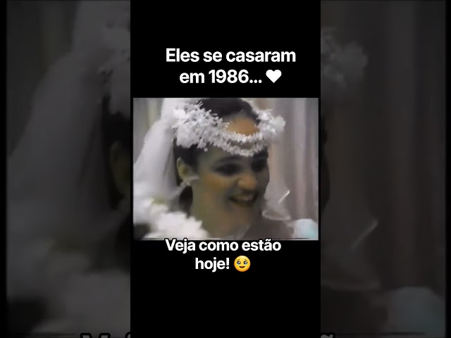 ❤️🥹 Eles se casaram em 1986… e o final mostra como estão hoje!