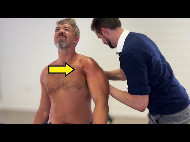 He's TWICE MY SIZE 😳 Lets FIX His Shoulder! LOUD *CRACKS* & INTENSE Muscle RELEASE - Dr. Ed💪