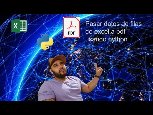 Pasar datos de excel a pdf con python