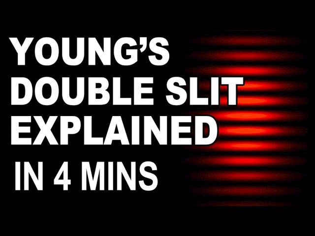 Diffraction and double slit interference in 4 minutes