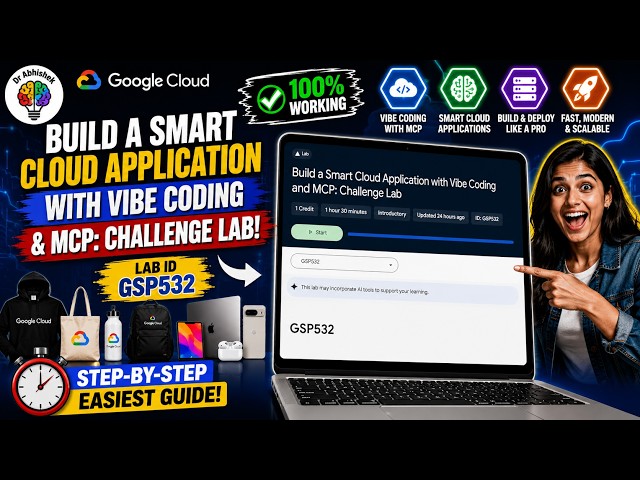 Build a Smart Cloud Application with Vibe Coding and MCP: Challenge Lab #GSP532 #qwiklabsarcade2026