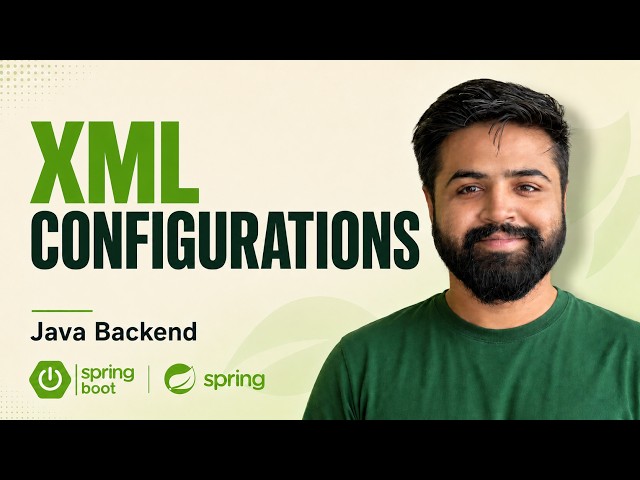 Spring XML Configuration Explained | Beans, DI, Scopes & Lifecycle | Spring Boot Full Course #8