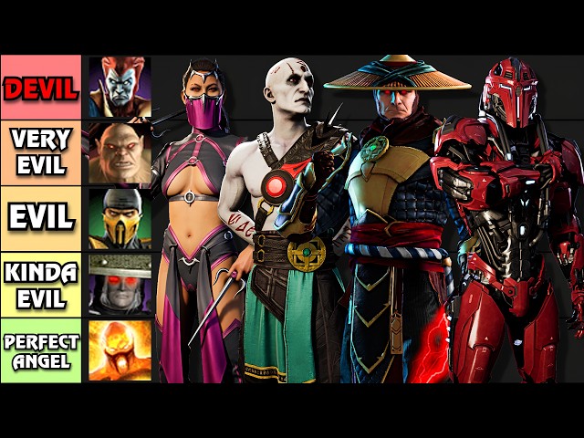 How EVIL is EVERY Mortal Kombat Character?