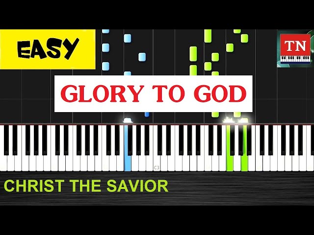 GLORY TO GOD | Piano tutorial [ EASY ]