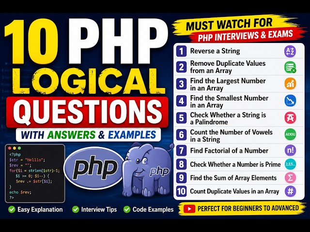 PHP logical interview questions