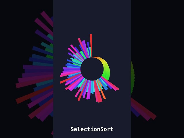 SelectionSort vs Chaos: Sorting 100 Elements