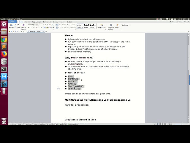 Java Thread and multithreading Explained in Tamil