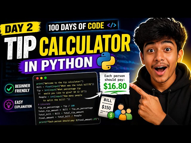 Python Project for Beginners: Tip Calculator Explained