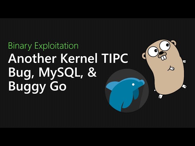 120 - Another Kernel TIPC Bug, MySQL, and Buggy Go [Binary Exploitation Podcast]