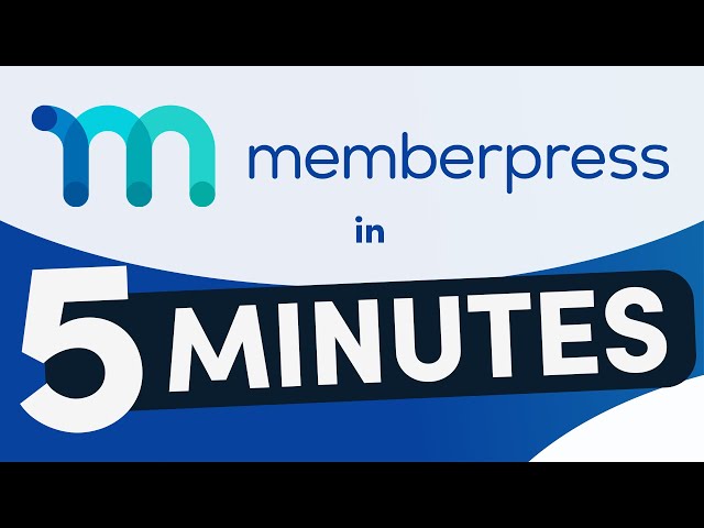 MemberPress in 5 Minutes: How to Build a Membership Site!