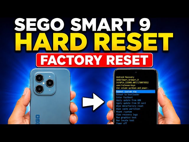 Sego smart 9 hard reset factory reset remove password pattern screen lock remove latest update 