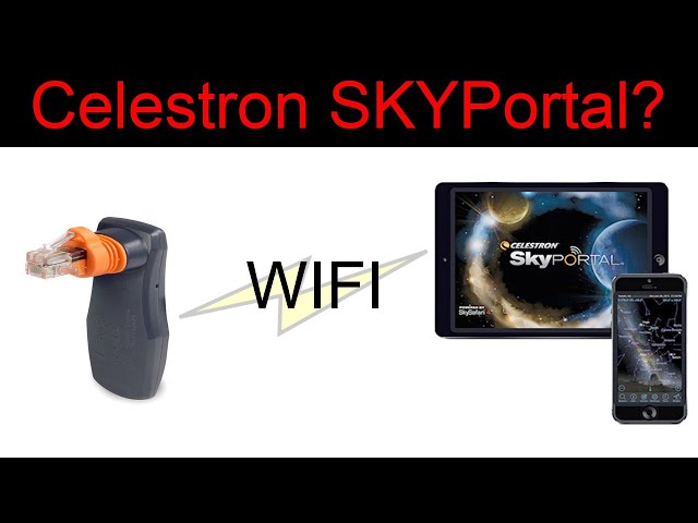 Celestron Skyportal WIFI Module Review - Control your Celestron Telescope / mount with your Phone!
