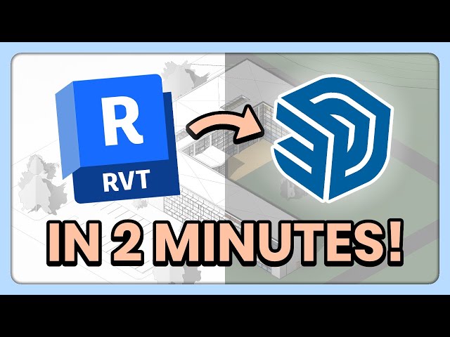 How to Export from Revit to SketchUp - Quickly Export Revit Model and Import into SketchUp