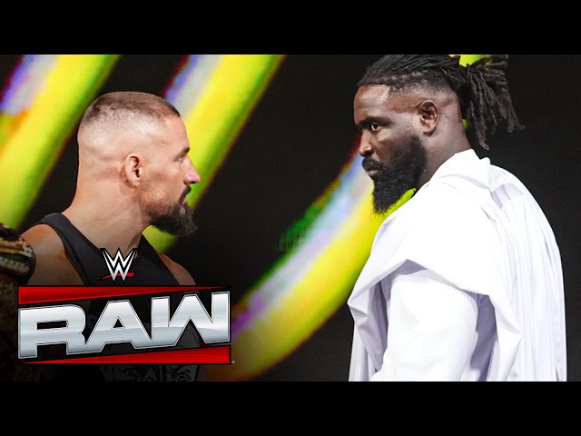 Oba Femi stares down Bron Breakker: Raw highlights, Aug. 3, 2026