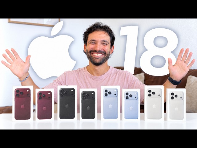iPhone 18 Pro & Pro Max UNBOXING de COLORES ♥️🩵🤍🖤