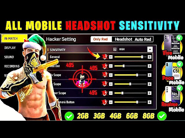All mobile headshot sensitivity 🔥|| Free fire headshot setting in tamil || Best Headshot setting ✅
