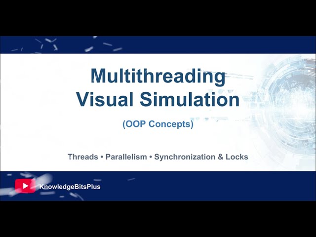 Multithreading Explained with CPU Simulation | Threads, Parallelism, Synchronization (OOP Concepts)