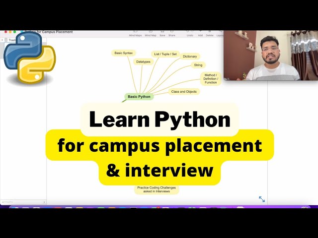 How much Python you should know for campus placement or to crack interview?