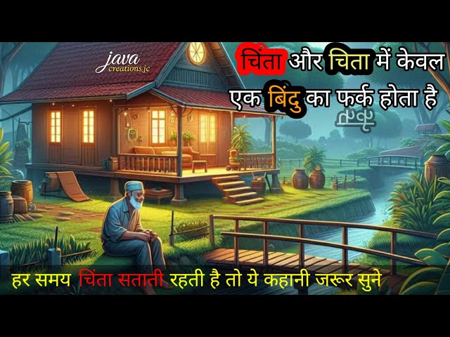 चिंता ( tension ) को कैसे दूर करें  Budha Teachings | Story | java creations_jc #tension_free_world