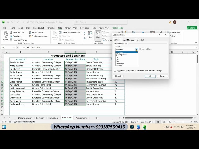 New Perspectives Excel 365 Module 12 Sam Project A Crest Financial