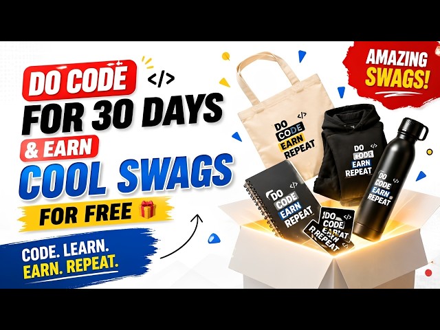 Learn & Earn Coding Program 2026 || Everyone Can Earn Free Swags || Coding Challenge || Hurry Up