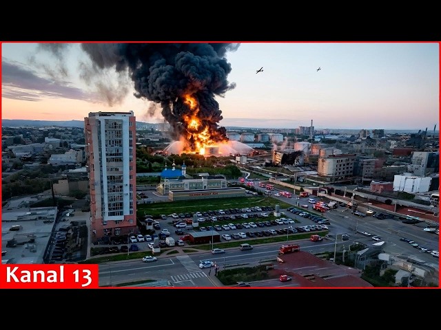 Drones de Ucrania atacan terminal petrolera en San Petersburgo antes de la visita de Putin a la c...