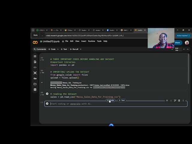 3 impt python code before handling any dataset