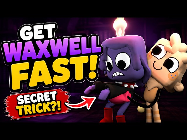 HOW TO GET WAXWELL FAST! The SECRET Trick You NEED to Know  Dandy’s World