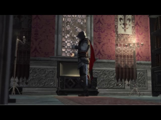 Ezio first time wearing Assassin's  outfit and Hidden blade - Assassin's Creed II