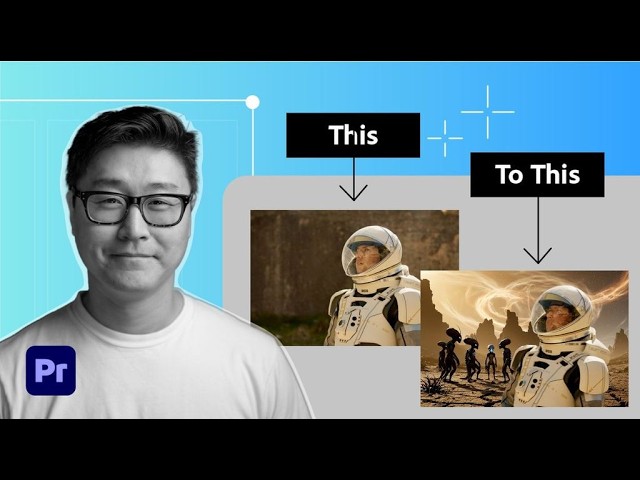 Swap Any Background in Premiere With AI, No Green Screen Needed | Adobe Video