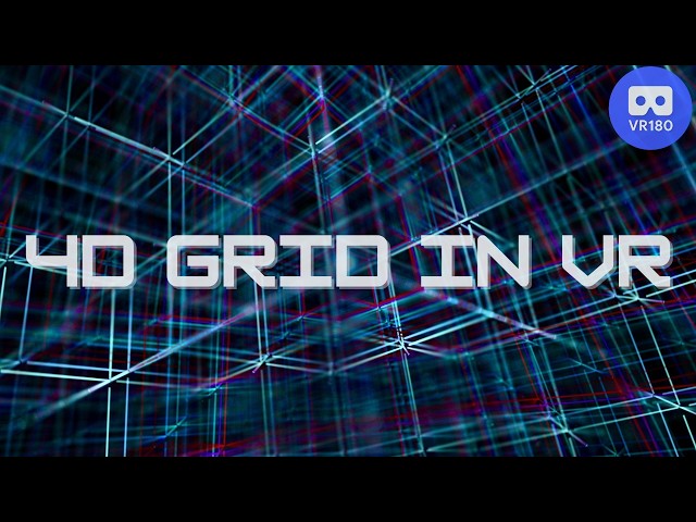 Simulation of a Higher-Dimensional Grid in VR | 180VR in 8K - Apsor 3rd