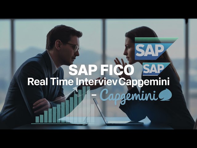 SAP FICO Real time Interview - Capgemini for 4+ years  of experience - @4