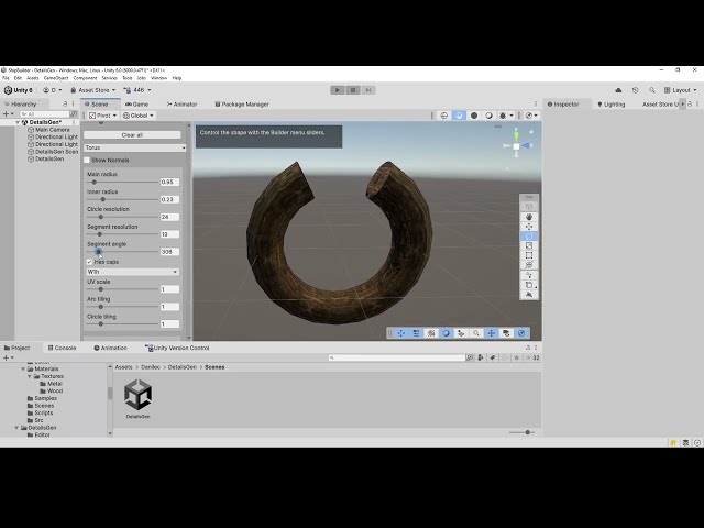 Procedural Details Generator - Torus Mode Tutorial | Create Rings & Circular Meshes in Unity