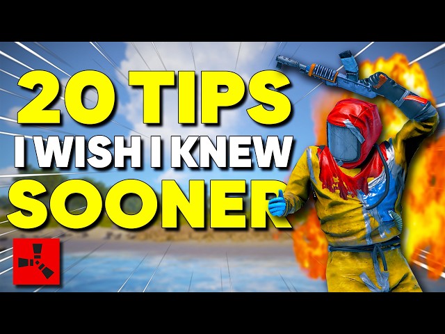 20 Rust Tips I Wish I Knew SOONER | Ultimate Rust Beginner Guide