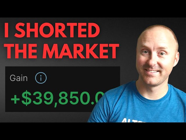 I Just Shorted the Stock Market. $40,000 SQQQ Position