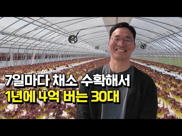 귀농 3년만에 상추로 4억 버는 청년농부의 최고 경락가 노하우