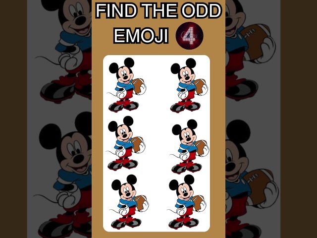 Find the odd emoji #0123  #shorts #youtubeshorts #emojichallenge