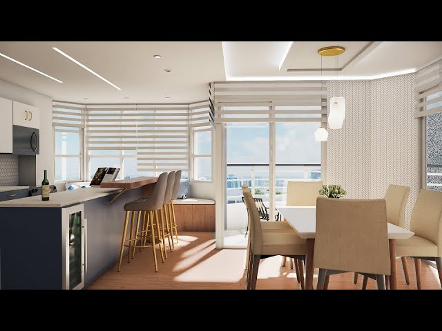 Cocina/Comedor - Tower100 Apto | Remodelacion y Diseño interior - Vista 360