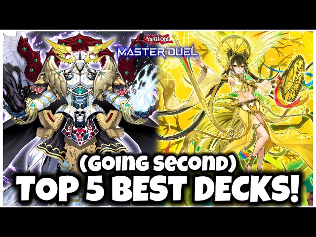 TOP 5 BEST DECKS Going 2nd in MASTER DUEL!