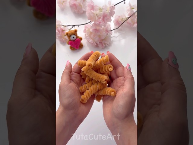 DIY Cute Pipe Cleaner Teddy🧸🩷