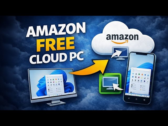 Amazon FREE Cloud PC: Setup Free VPS with Remote Desktop on Phone & Computer