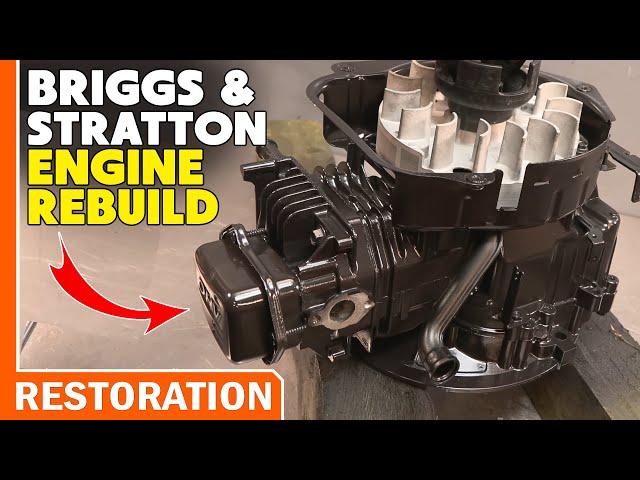 FULL REBUILD BRIGGS AND STRATTON ENGINE 450e RESTORATION