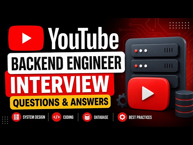 YouTube Backend Engineer Interview Questions & Answers