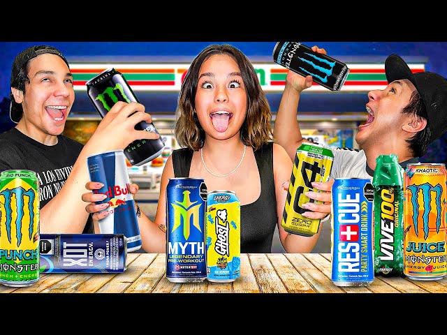 TESTING EVERY ENERGY DRINKS OUT THERE *goes crazy¨* - Barbie Pvm