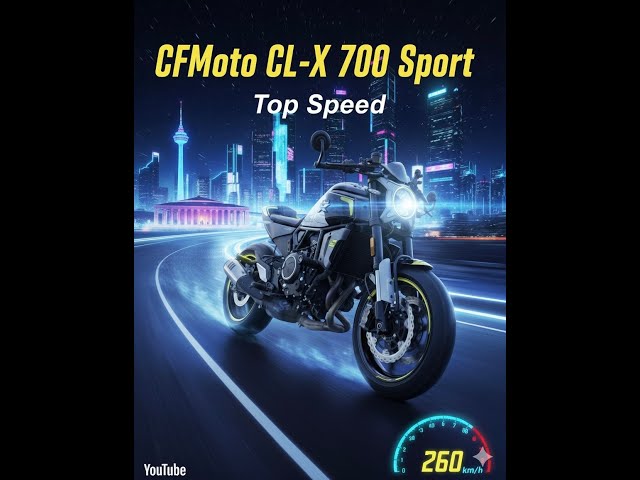 CFMoto CL-X 700 Sport Top Speed Testi! | Bu Naked Motor Kaç Görür? (Son Hız Denemesi) Pov 4K