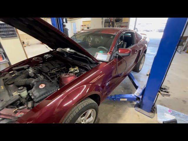 Check Engine Light! 2006 Ford Mustang GT P0171 P2195 P1000
