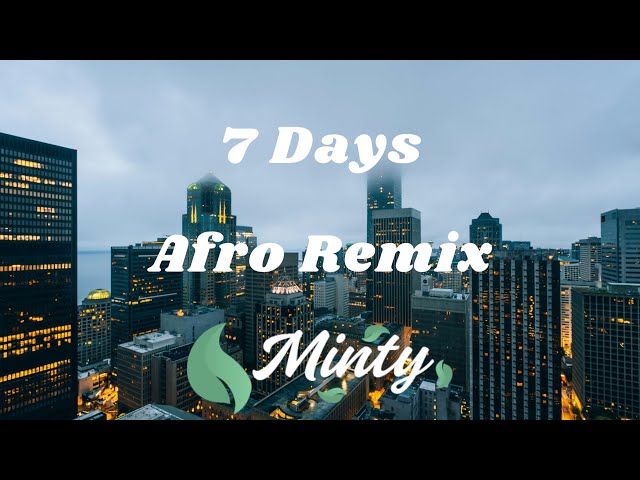 Craig David - 7 Days (NIE X Gilla Afro Remix)